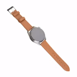 FIXED Äkta läderrem för Smartwatch Universal 22 mm Brun