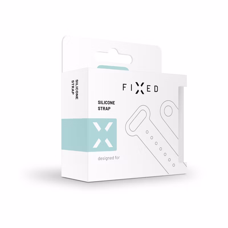FIXED Silikonrem för Huawei Band 8/9 Svart