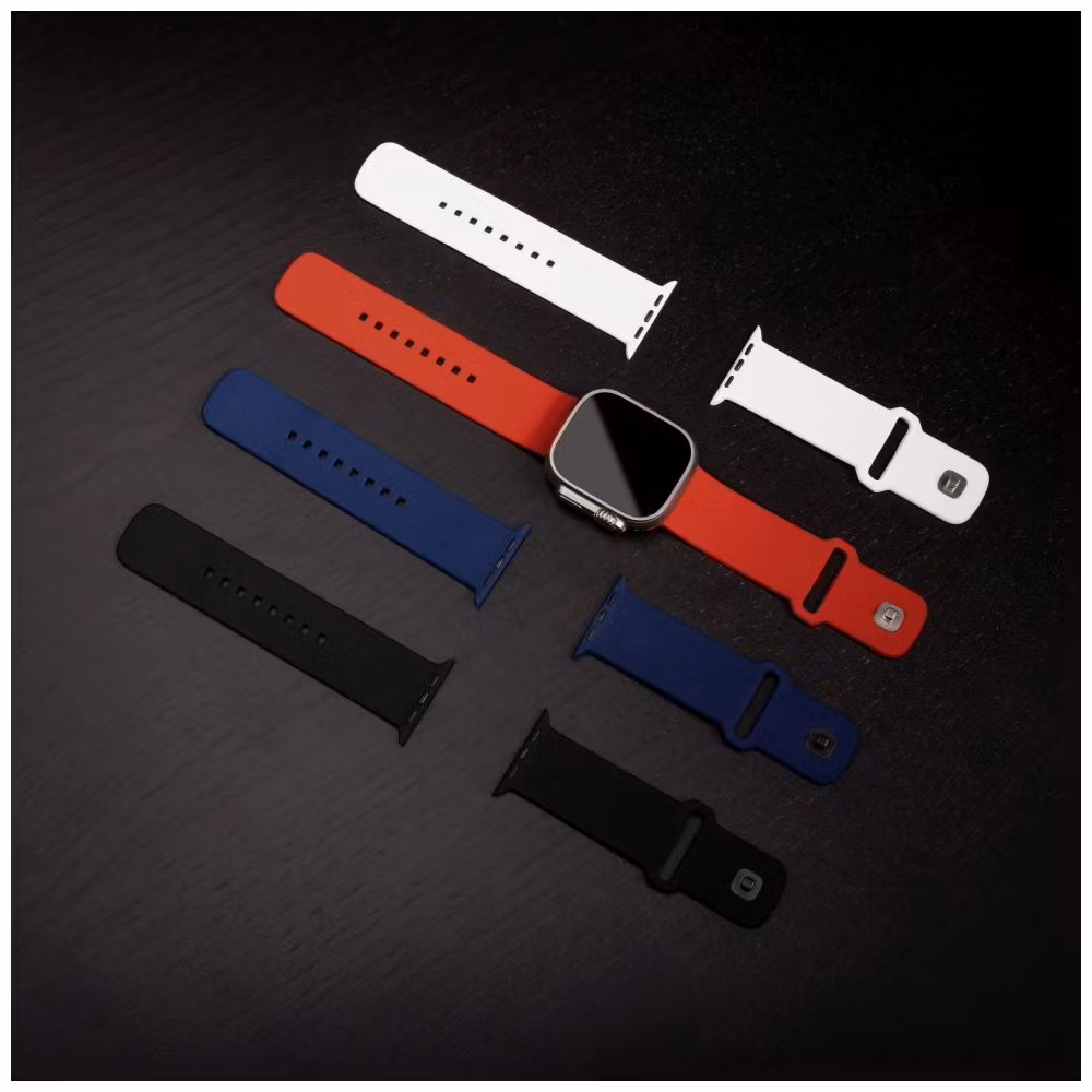 FIXED Silikonrem SET för Apple Watch Ultra-2/49mm Svart