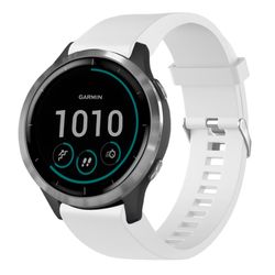 FIXED Silikonrem för Garmin QuickFit 20 mm Vit