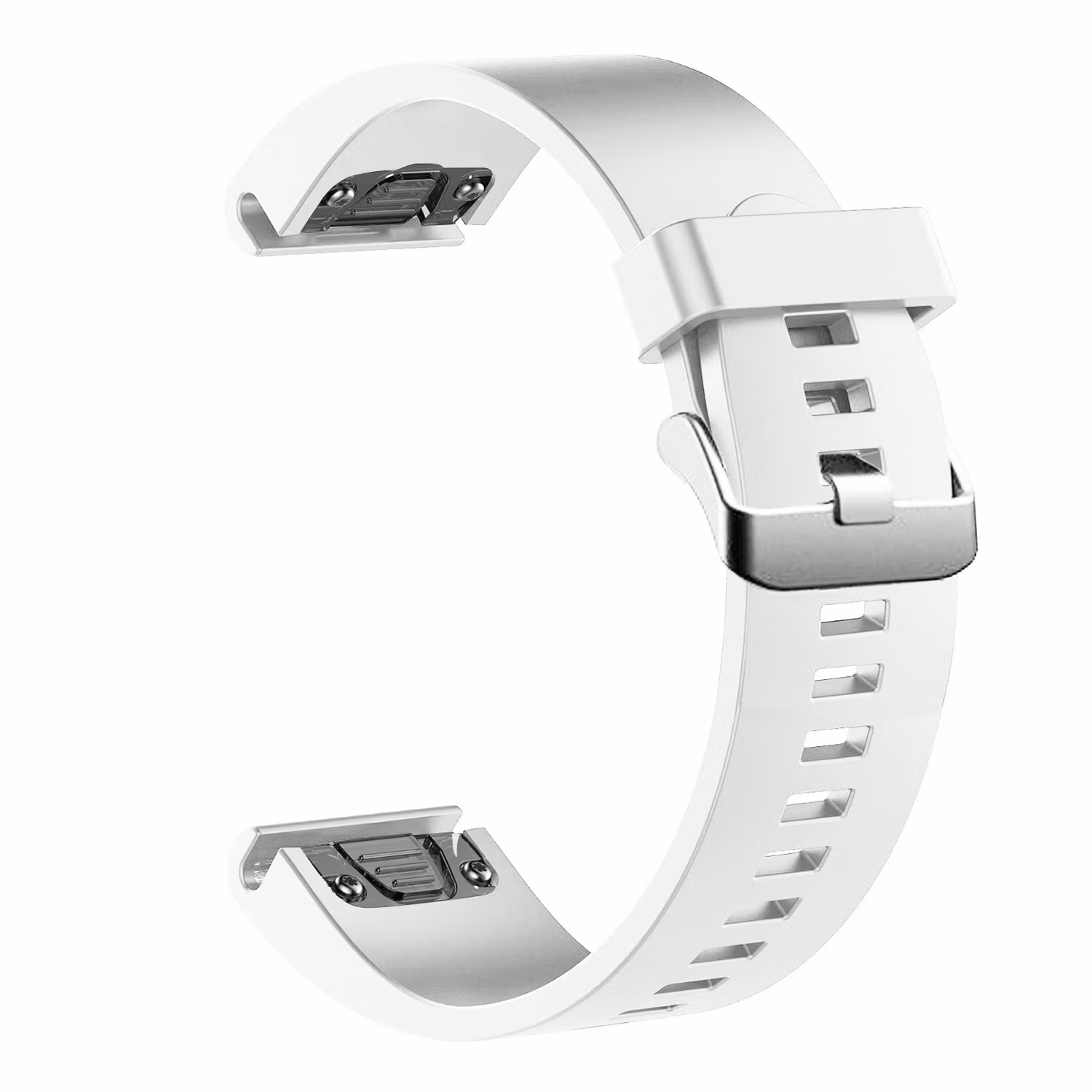 FIXED Silikonrem för Garmin QuickFit 20 mm Vit