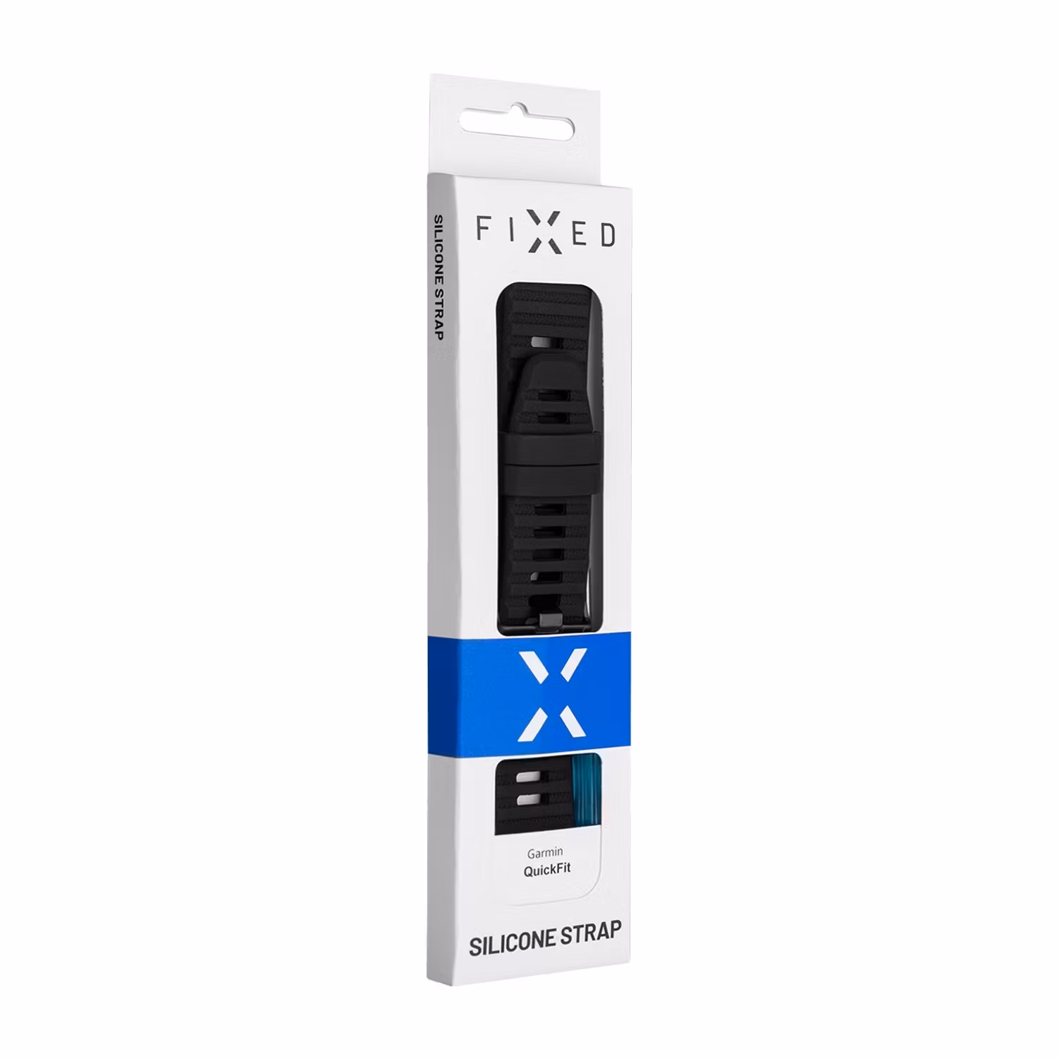 FIXED Silikonrem för Garmin QuickFit 20 mm Vit