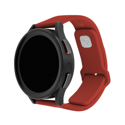 FIXED Silikonrem för Smartwatch Universal 20 mm Röd