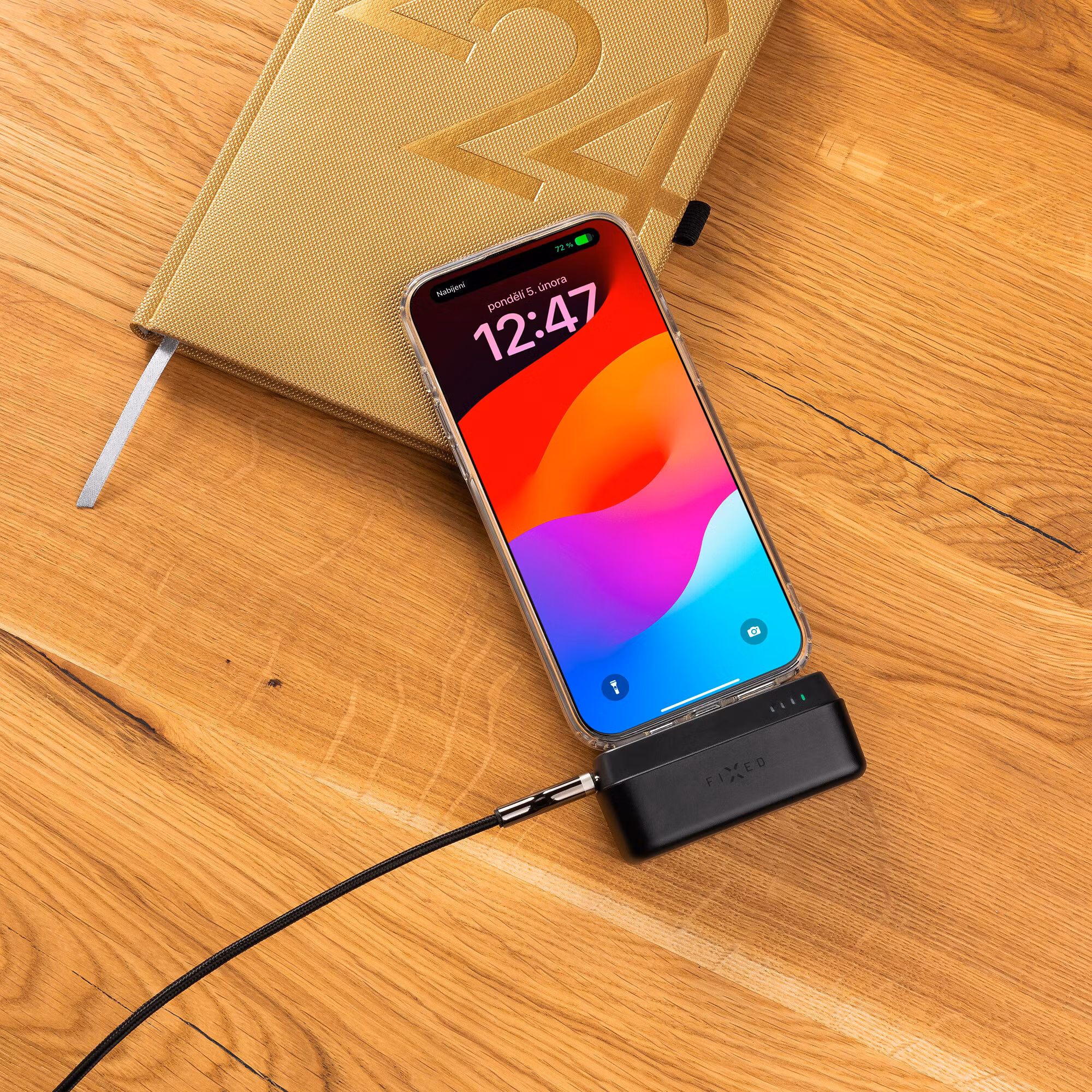 FIXED Zen 5 USB-C PD 20W Power Bank 5.000 mAh Svart