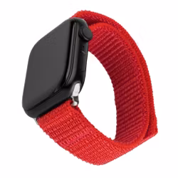 FIXED Nylonrem för Apple Watch 42/44/45mm Röd