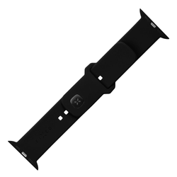FIXED Silikonrem SET för Apple Watch 38/40/41mm Svart