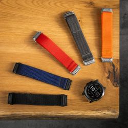 FIXED Nylonrem för Garmin QuickFit 26mm Orange
