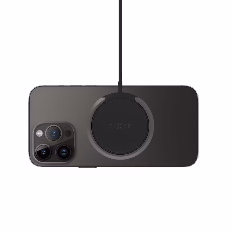 FIXED MagPad 15W Trådlös laddare/stativfunktion Svart