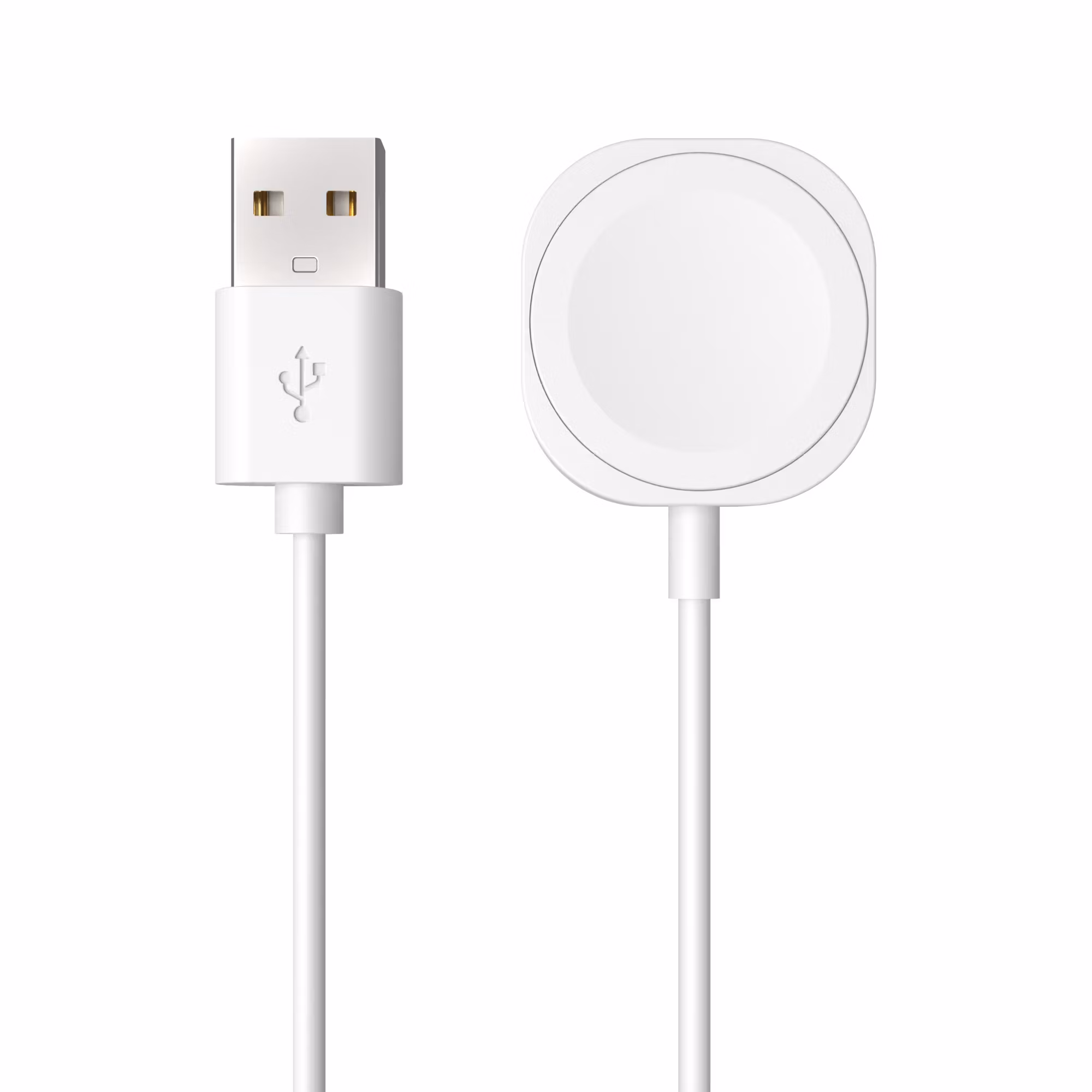 FIXED USB-A Laddkabel för Apple Watch Vit