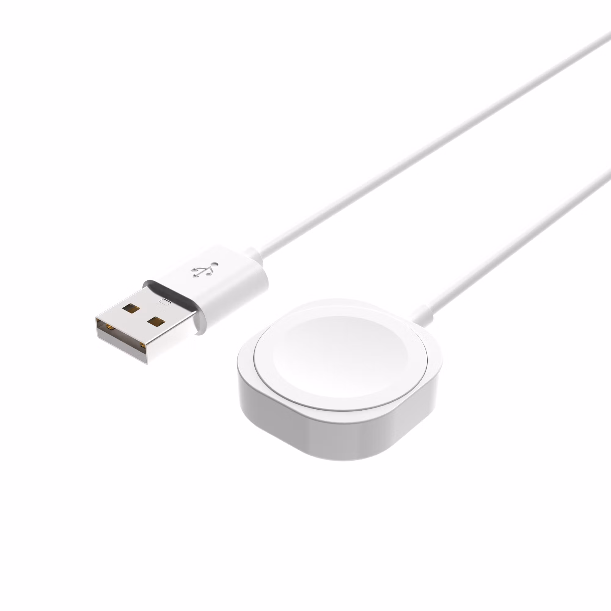 FIXED USB-A Laddkabel för Apple Watch Vit