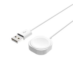 FIXED USB-A Laddkabel för Apple Watch Vit