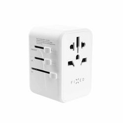 FIXED Reseadapter/laddare USB-C/USB-A 65W EU/UK/USA/AUS