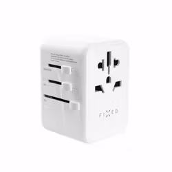FIXED Reseadapter/laddare USB-C/USB-A 65W EU/UK/USA/AUS