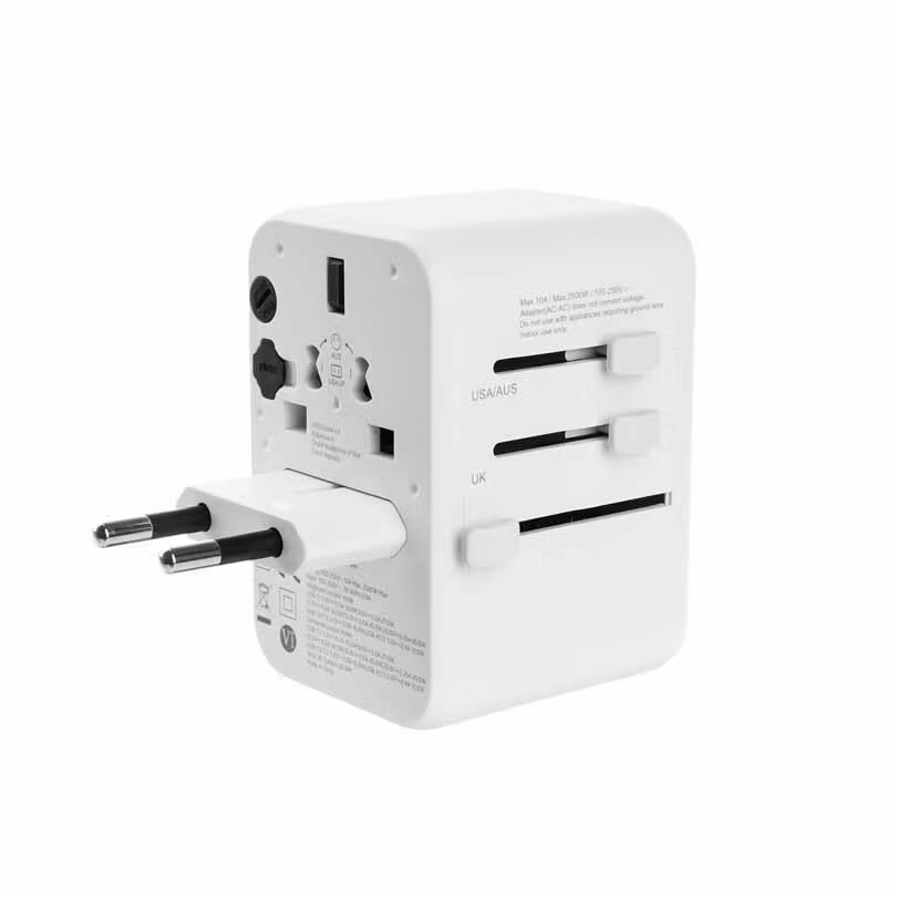 FIXED Reseadapter/laddare USB-C/USB-A 65W EU/UK/USA/AUS