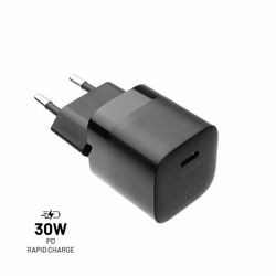 FIXED Super Snabb Mini Hemladdare USB-C PD 30W Svart