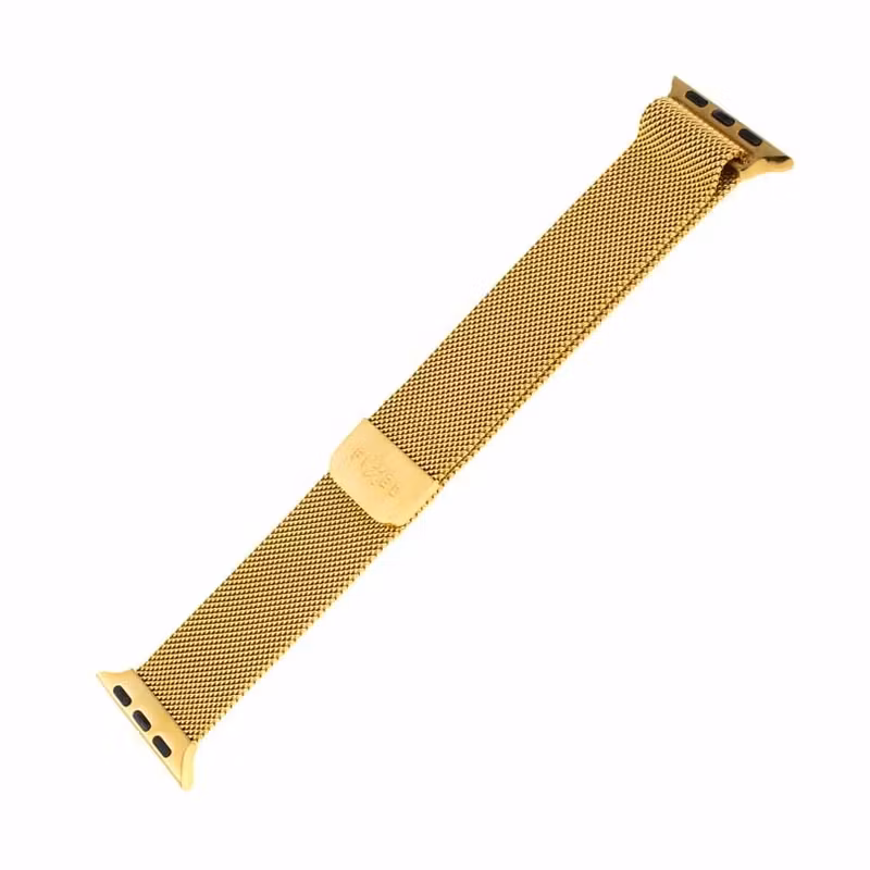 FIXED Mesh metallrem för Apple Watch 42/44/45/49mm Guld