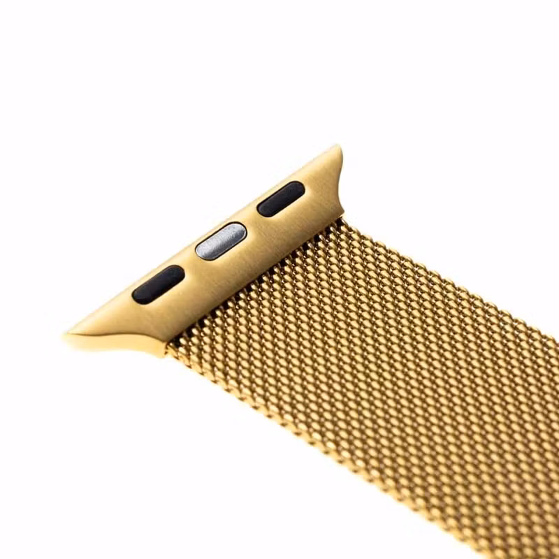 FIXED Mesh metallrem för Apple Watch 42/44/45/49mm Guld