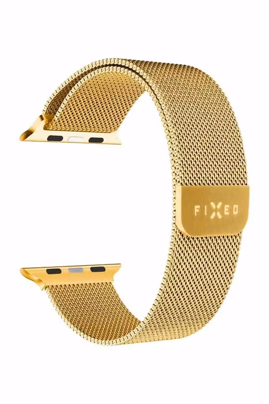 FIXED Mesh metallrem för Apple Watch 42/44/45/49mm Guld