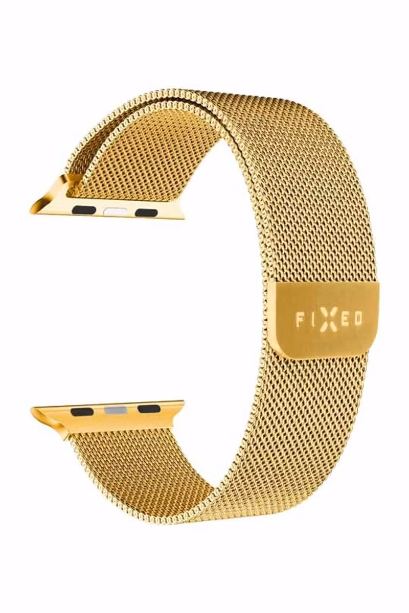 FIXED Mesh metallrem för Apple Watch 42/44/45/49mm Guld