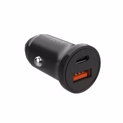 FIXED Snabb Billaddare 20W USB-C PD/USB-A Svart