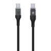 FIXED LED Laddningsdisplay USB-C/C 100W kabel 1.2m Svart