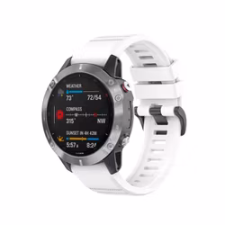 FIXED Silikonrem för Garmin QuickFit 22 mm Vit