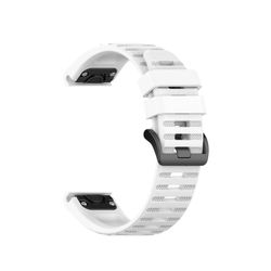 FIXED Silikonrem för Garmin QuickFit 22 mm Vit