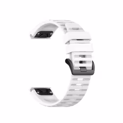 FIXED Silikonrem för Garmin QuickFit 22 mm Vit