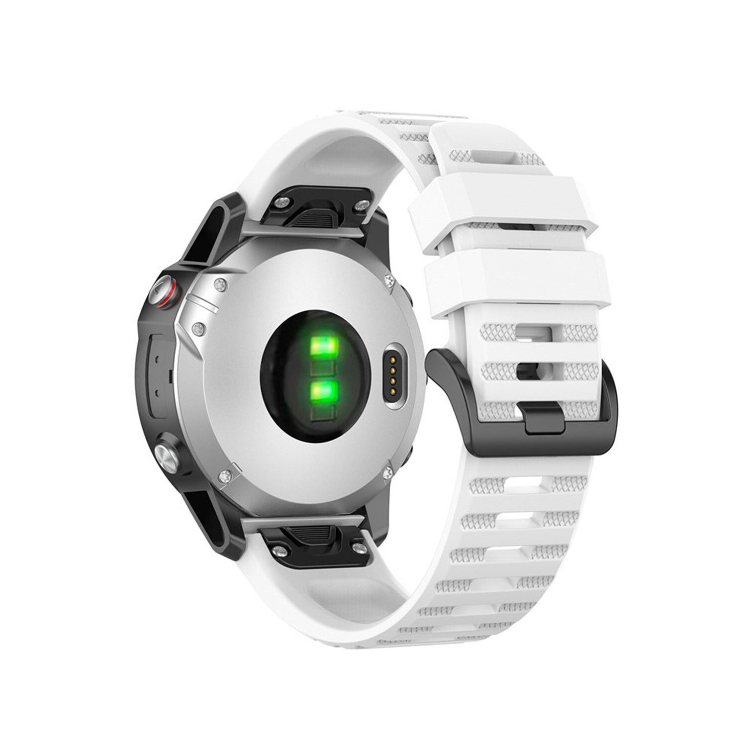 FIXED Silikonrem för Garmin QuickFit 22 mm Vit