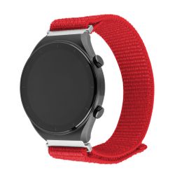 FIXED Nylonrem för Smartwatch Universal 22 mm Röd