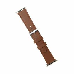 FIXED Äkta läderrem för Apple Watch 42/44/45/49mm Brun