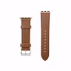 FIXED Äkta läderrem för Apple Watch 42/44/45/49mm Brun