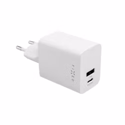 FIXED Super Snabb Mini Hemladdare 45W USB-C PD+USB-A Vit