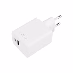 FIXED Super Snabb Mini Hemladdare 45W USB-C PD+USB-A Vit
