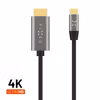 FIXED USB-C / HDMI 4K/60 Hz USB 3.1 Gen2 kabel 2m Svart
