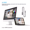 FIXED USB-C / HDMI 4K/60 Hz USB 3.1 Gen2 kabel 2m Svart