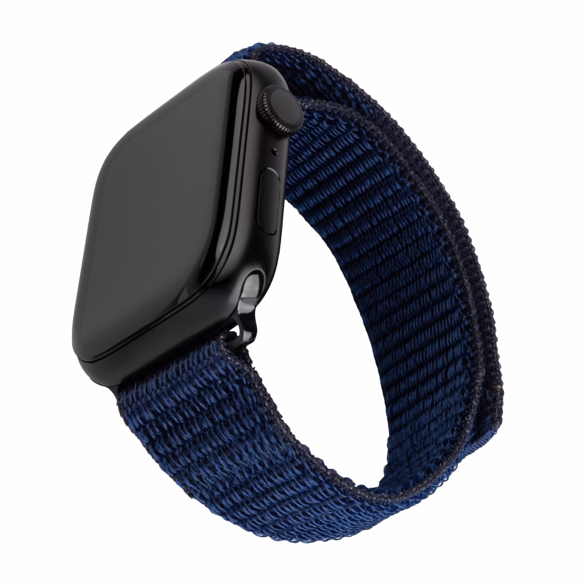 FIXED Nylonrem för Apple Watch 42/44/45mm Mörkblå