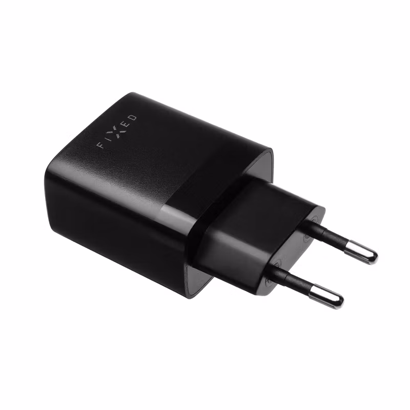 FIXED Hemladdare 2xUSB-A 17W Black