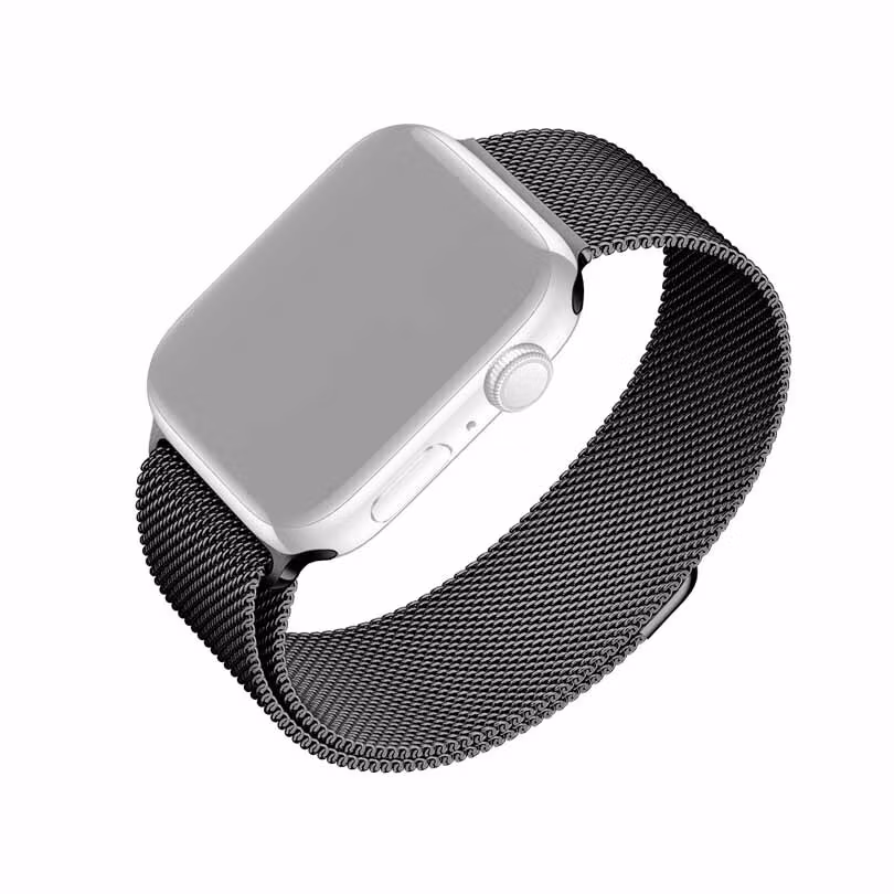 FIXED Mesh metallrem för Apple Watch 38/40/41mm Svart