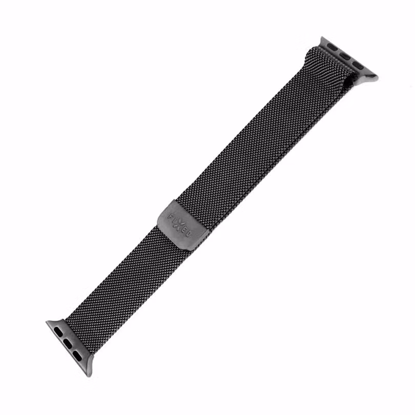 FIXED Mesh metallrem för Apple Watch 38/40/41mm Svart