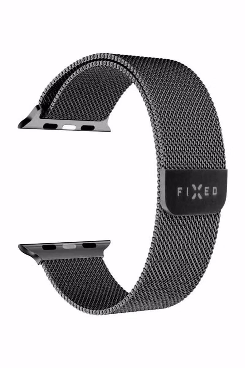 FIXED Mesh metallrem för Apple Watch 38/40/41mm Svart