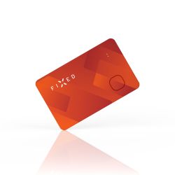 FIXED FIXED Tag Card Tracker för Apple Find My Orange