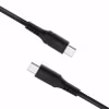 FIXED LIQUID silikonkabel 60W USB-C/C 1.2m Svart
