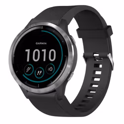 FIXED Silikonrem för Garmin QuickFit 20 mm Svart