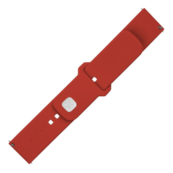 FIXED Silikonrem för Smartwatch Universal 22 mm Röd
