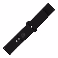 FIXED Silikonrem för Smartwatch Universal 20 mm Svart