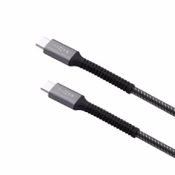 FIXED ARMOR 240W USB-C/C flätad kabel 2m Grå