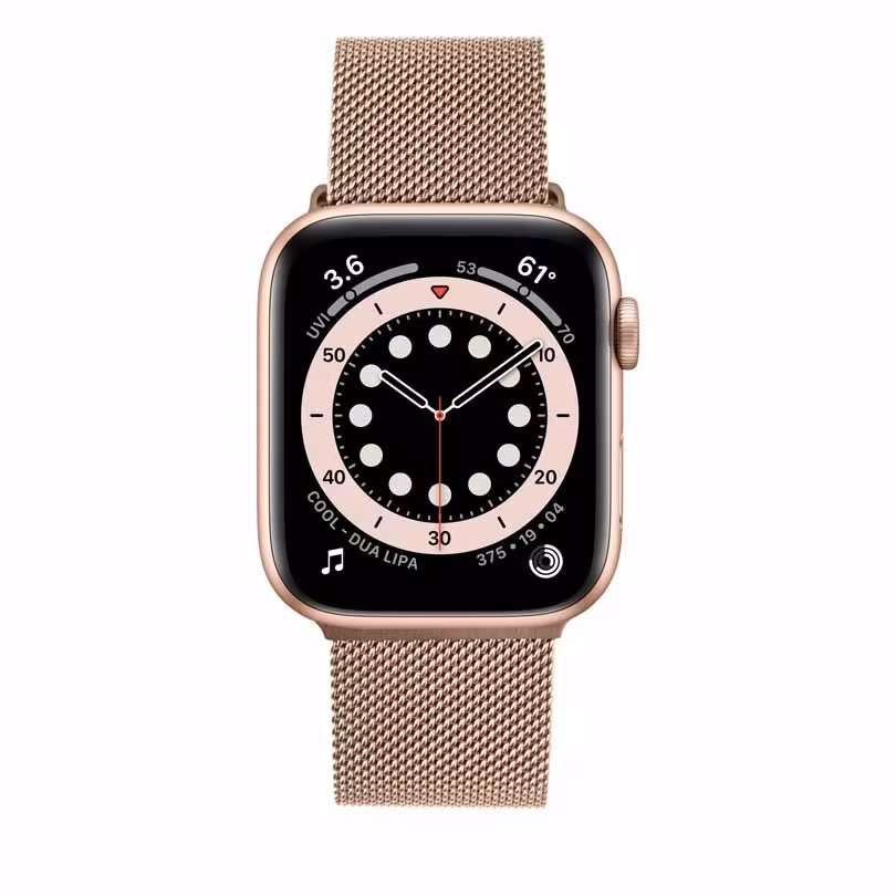FIXED Mesh metallrem för Apple Watch 38/40/41mm RosaGuld