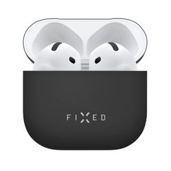 FIXED Silky Silikonofdral för Apple AirPods 4/4 ANC Svart