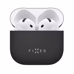 FIXED Silky Silikonofdral för Apple AirPods 4/4 ANC Svart